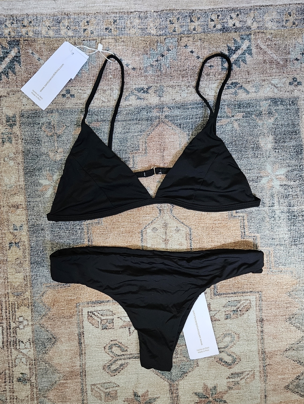 San Lorenzo Black  Bikini Set
